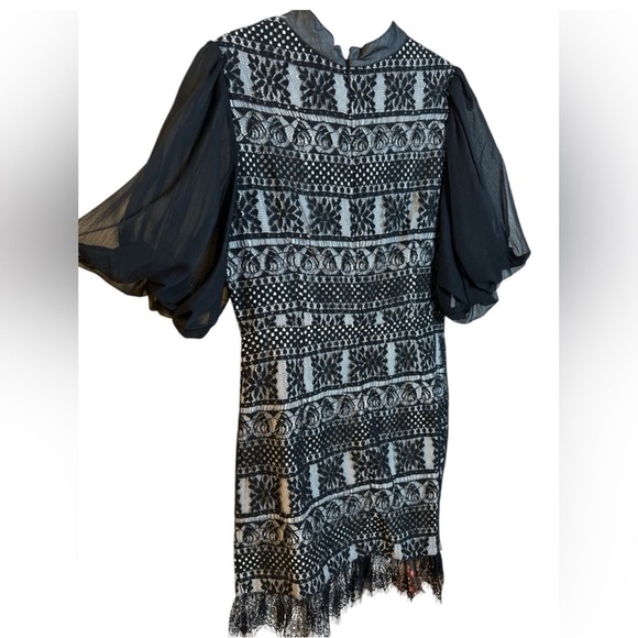 $285! ONE33 Social The Hilda Black Lace
Cocktail Dress SZ 10 NWT! - Picture 6 of 7